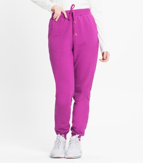 Calça Feminina Com Bolso Rovitex Roxo