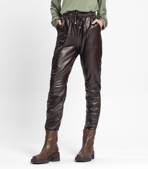 Calça Feminina Cirrê Rovitex Marrom
