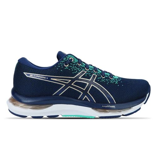Tênis Esportivo Asics Gel-Hypersonic 4 Azul e Champagne Feminino