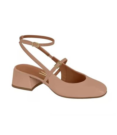 Sapato Chanel Vizzano Nude Feminino
