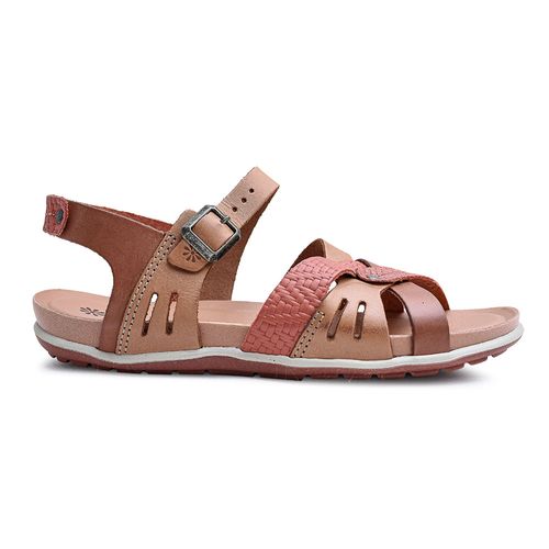Sandália Flatform New Face Telha New Mix Feminina