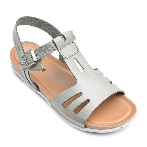 Sandália Flatform New Face Sálvia Feminina