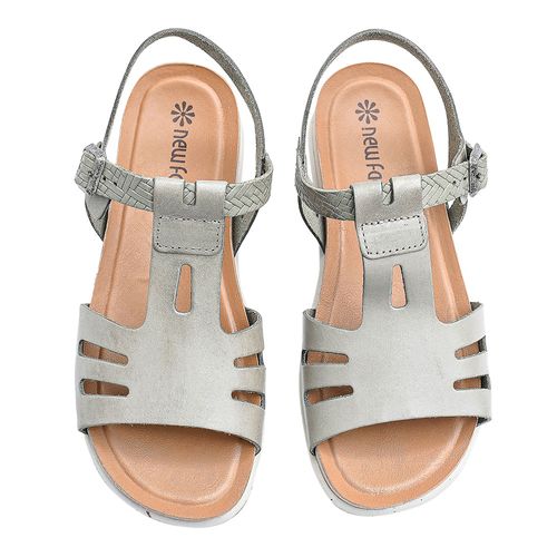 Sandália Flatform New Face Sálvia Feminina