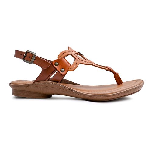 Sandália Salto New Face Mel New Multimix Feminina