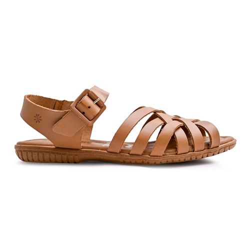 Sandália Flats New Face Nuts Feminina