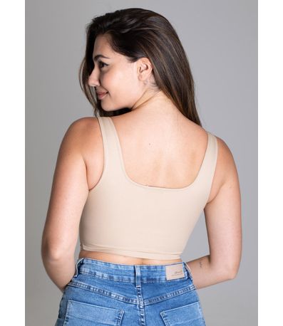 Cropped Sawary Bege - 276390