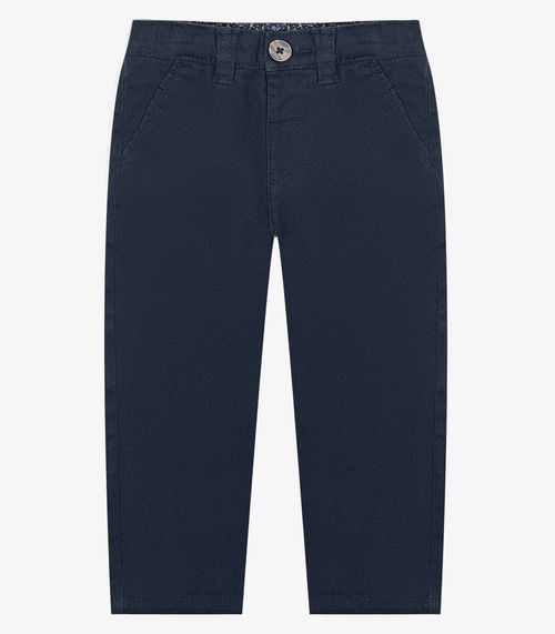 Calça Infantil Masculina Em Sarja Trick Nick Azul