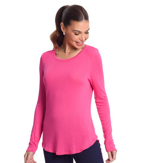 Blusa Feminina Manga Longa Rovitex Rosa