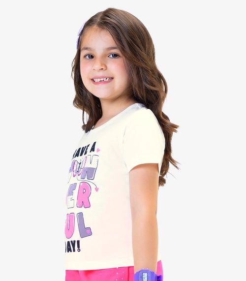 Blusa Infantil Feminina Rovi Kids Bege
