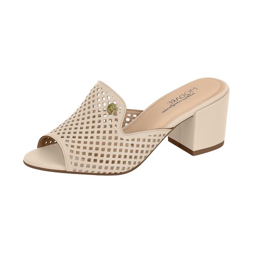 Tamanco Salto Modare Creme Feminino