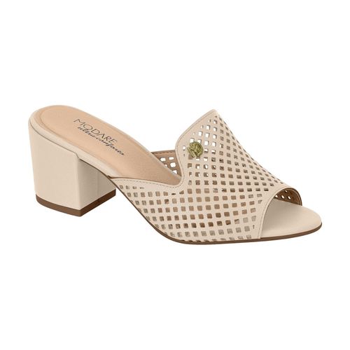 Tamanco Salto Modare Creme Feminino