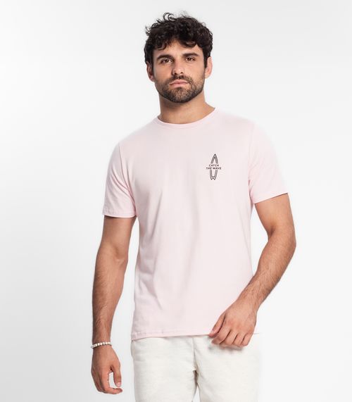 Camiseta Masculina Em Cotton Diametro Rosa