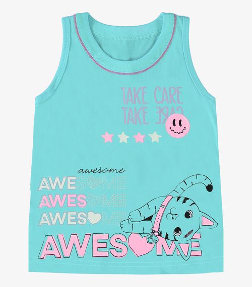 Regata Infantil Feminina Rovi Kids Azul