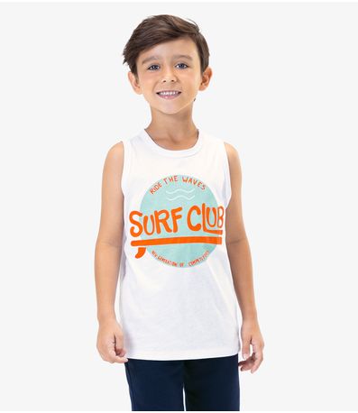 Regata Infantil Masculina Surf Rovi Kids Branco