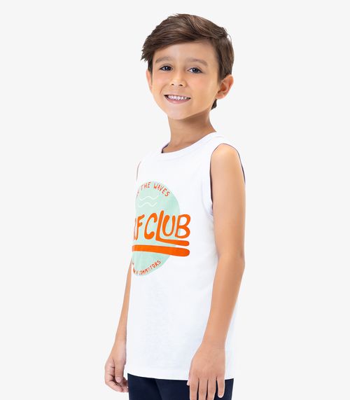 Regata Infantil Masculina Surf Rovi Kids Branco