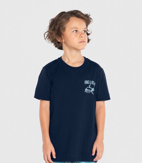 Conjunto Infantil Camiseta Com Bermuda Trick Nick Azul