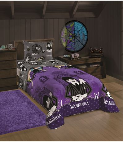 Jogo De Cama Infantil Solteiro 2 Peças Lepper Cinza