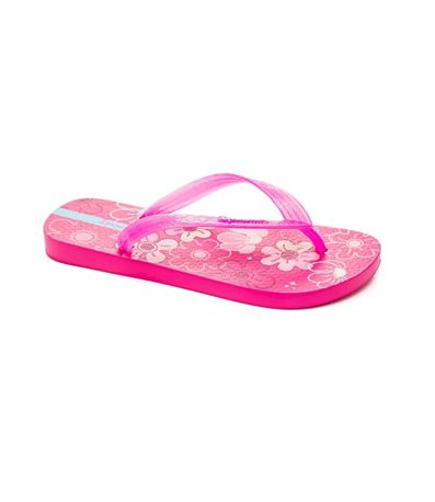 Chinelo Dedo Ipanema Rosa e Azul Juvenil Feminino