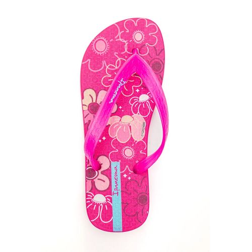 Chinelo Dedo Ipanema Rosa e Azul Juvenil Feminino