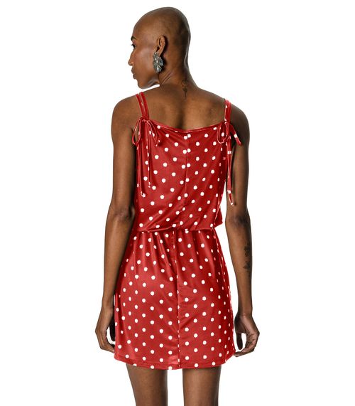 Vestido De Bolinha Liganete Strong Rovitex Marrom