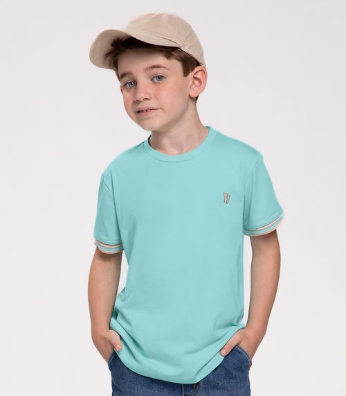 Camiseta Infantil Menino Trick Nick Azul