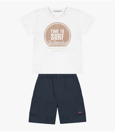 Conjunto Infantil Menino Trick Nick Branco