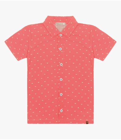 Camisa Infantil Masculina Trick Nick Rosa
