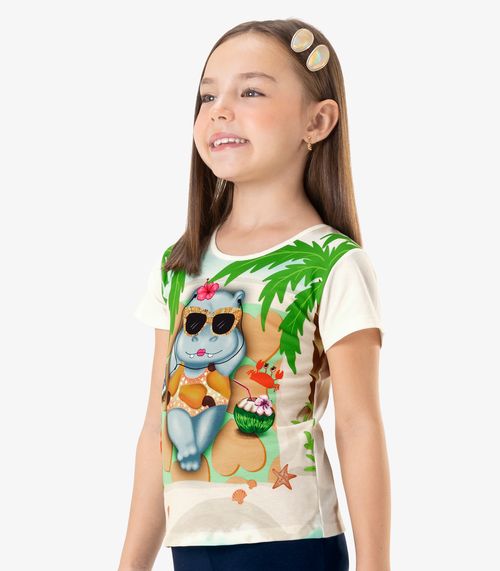 Blusa Infantil Rovi Kids Bege