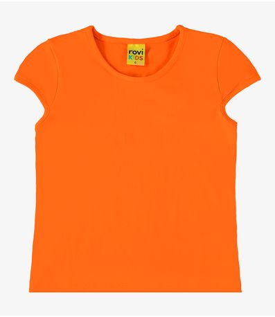 Blusa Infantil Menina Rovi Kids Laranja