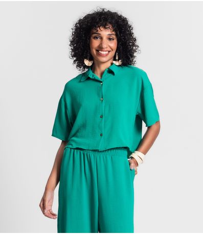 Camisa Feminina Em Air Flow Rovitex Verde
