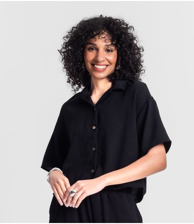 Camisa Feminina Em Air Flow Rovitex Preto