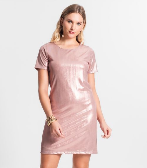 Vestido Feminino Metalizado Endless Unica