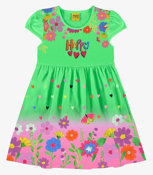 Vestido Infantil Rovi Kids Verde