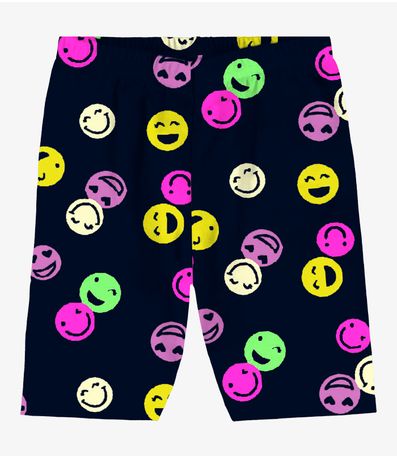 Bermuda Básica Infantil Feminina Rovi Kids Azul