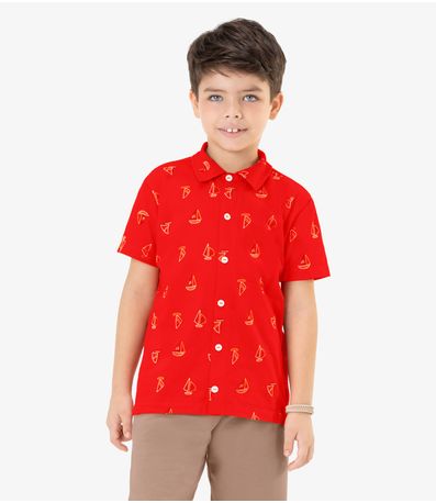 Camisa Infantil Masculina Rovi Kids Laranja