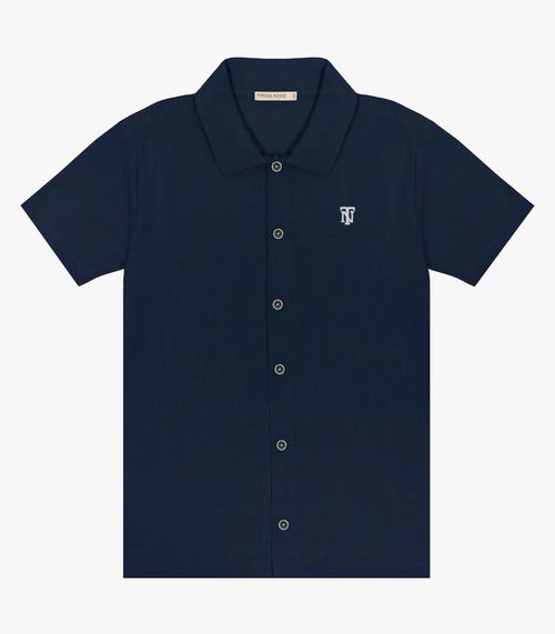 Camisa Infantil Masculina Trick Nick Azul