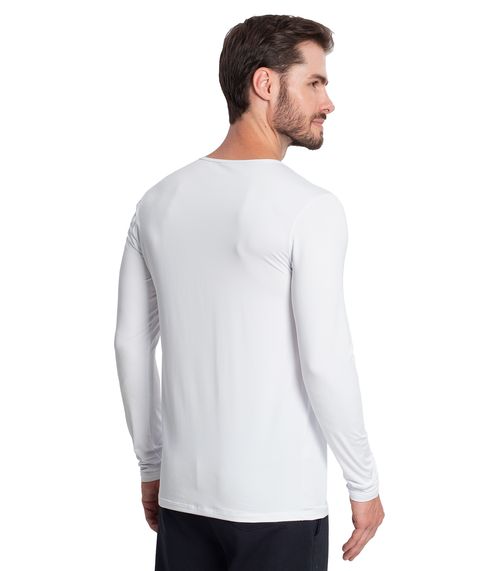 Blusa Masculina Térmica Peluciada Gilzer Branco