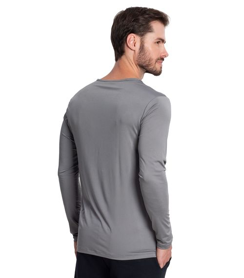 Blusa Masculina Térmica Peluciada Gilzer Cinza