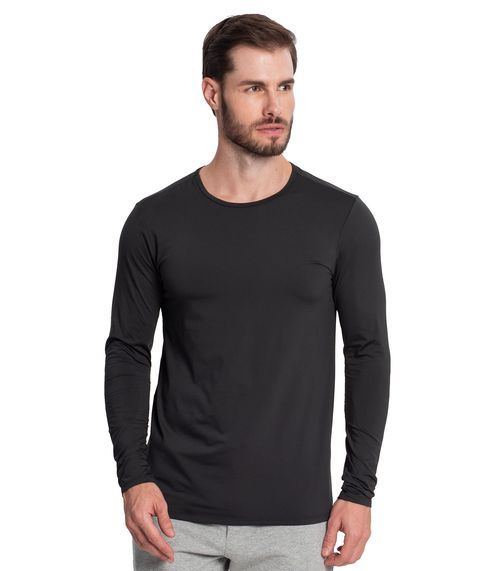 Blusa Masculina Térmica Peluciada Gilzer Preto