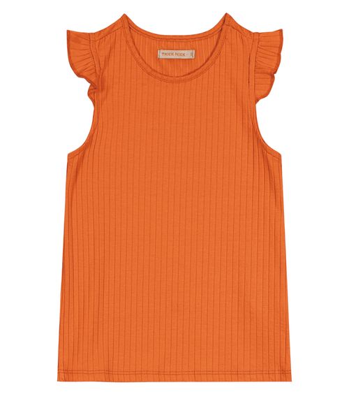 Blusa Juvenil Feminina Ribana Trick Nick Laranja