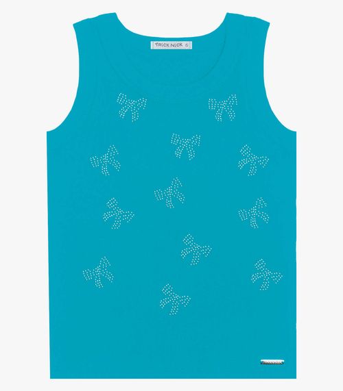 Regata Básica Infantil Feminina Trick Nick Azul
