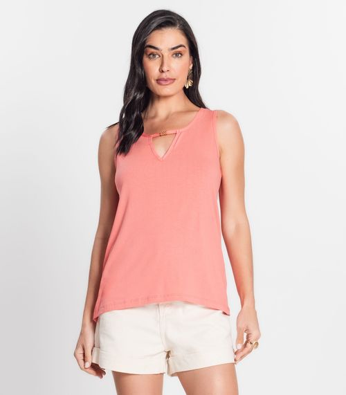 Blusa Feminina Lisa Infinita Cor Rosa