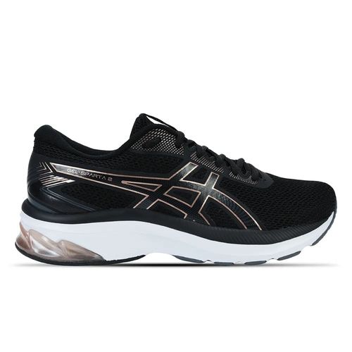 Tênis Esportivo Asics Gel-Sparta 2 Preto e Rosê Feminino