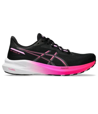 Tênis Esportivo Asics GT-1000 13 Preto e Pink Feminino