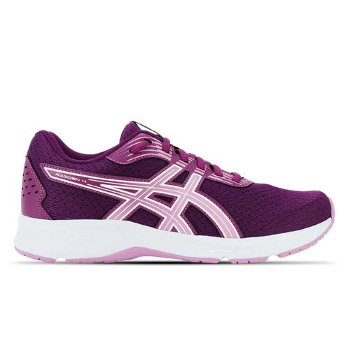 Tênis Esportivo Asics Raiden 4 Roxo e Branco Feminino