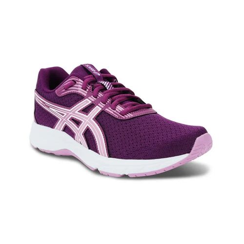 Tênis Esportivo Asics Raiden 4 Roxo e Branco Feminino