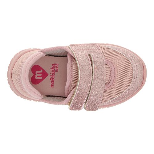 Tênis Casual Molekinha Rosa Infantil Feminino