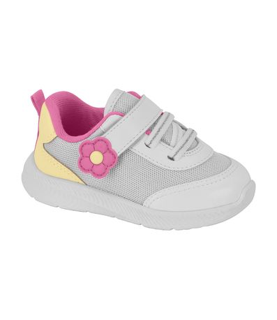 Tênis Casual Molekinha Branco Infantil Feminino