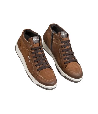 Sapatênis Casual Ferracini Vox Caramelo e Tabaco Masculino