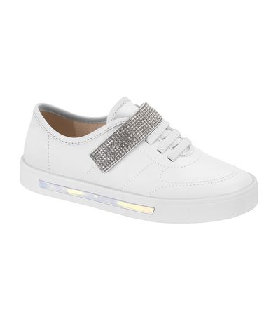Tênis Casual Molekinha Branco Juvenil Feminino
